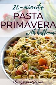 This Easy Pasta Primavera Is The Best Light Summer Pasta With No Cream But All The Veggies Filled With Zucc Easy Pasta Primavera Summer Pasta Pasta Primavera