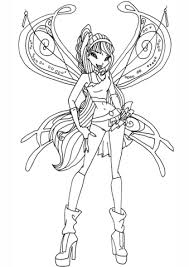Believix Musa Coloring Page Free Printable Coloring Pages