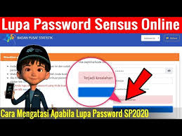 Lupa Password Sensus Penduduk 2020 Online Cara Reset Password Sensus Penduduk 2020 Youtube