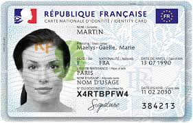 The dutch identity card is also a valid means of personal identification in a number of countries outside the netherlands and may be used as a travel document in those countries in place of a dutch passport. National Identity Card France Wikiwand