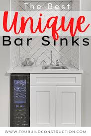 unique bar sinks for your wet bar