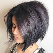 Simple Short Straight Bob Haircut Women Short Hairstyle For Thick Hair Short Bob Hairstyles Medium Bob Hairstyles Short Hair Styles