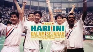 Maybe you would like to learn more about one of these? Juice Malaysia Hari Ini Dalam Sejarah Malaysia Wins The Thomas Cup 1992 Facebook
