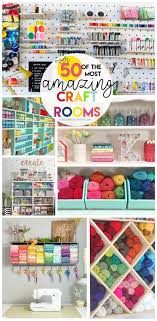 Craft room with movable work tables, hidden washer 8 photos. 50 Craft Rooms A Girl And A Glue Gun