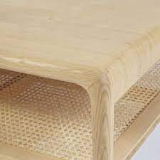 table basse carree avec rangement en cannage wood and weaved cane coffee table coffee table square rattan coffee table coffee table