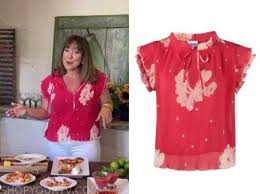 Maybe you would like to learn more about one of these? The Today Show July 2020 Elizabeth Heiskell S Red Floral Pleated Top Shop Your Tv