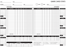Download the football scoring sheet today below Soccer Game Card Stats And Summary Brant Wojack