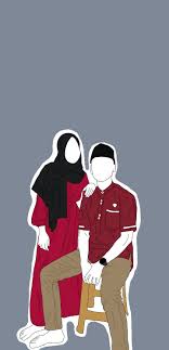  Couple Karakter Cover Wattpad Di 2021 Kartun Ilustrasi Karakter Kartun Hijab