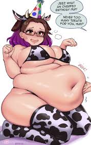 kipteitei, bbw, belly overhang, big belly, big female - R34 Vault