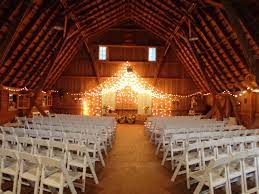 Settlement Hill Farm Hudson Wi Autumn Wedding Ceiling Lights Barn Venue
