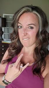 She's finished! The curly hair