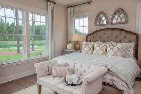 Decorating ideas for master bedrooms should include creating a relaxing and comforting space that there are many beautiful masterbedroom ideas to choose from to help you build your dream home. Haven Design Works Atlanta K Hovnanian Charleston Lewes Model Home Master Bedroom Min