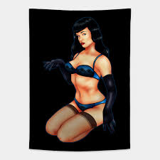 Poshmark makes shopping fun, affordable & easy! Bettie Page Pin Up Color Bettie Page Tapestry Teepublic Au
