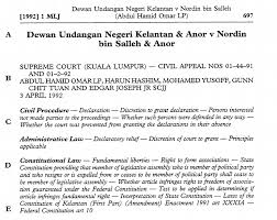 Ketua pembangkang dewan undangan negeri (dun) kelantan datuk nozula mat diah menangis selepas diarah keluar dari. Lim Wei Jiet On Twitter 2 Facts Similar To 1992 Supreme Court Case Of Dun Kelantan V Nordin Bin Salleh Kelantan Sla Passed A Motion To Vacate Seats Of 2 Aduns