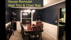 However, when they are in use, it's typically for a pretty important reason. Wall Trim And Chair Rail Room Remodel Youtube