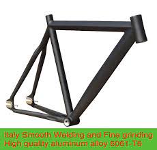 Crazy Price 52 55cm Smooth Welding Aluminium Alloy Fixie Fixed Gear Frame Track Bike Bicycle Parts Free Shipping Welding Aluminum Track Bike Bicycle Bike
