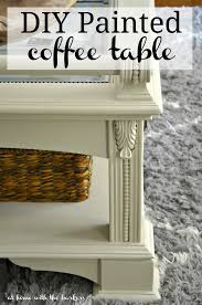 I just wanted to say hello and thanks to all of you who are visiting from pinterest! Painted Coffee Table At Home With The Barkers