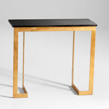 Dante Console Table In Gold And Black Small Console Tables Modern Console Tables Console Table