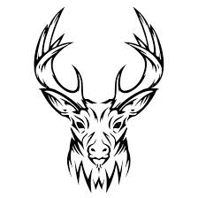 Black And White Deer Skull Tattoo Tribal Deer Head Tattoo Design Deer Skull Drawing Deer Head Tattoo Deer Drawing