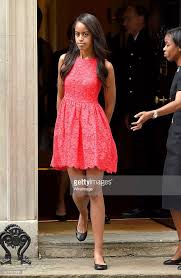 Malia Ann Obama Departs After Her Visit Of 10 Downing Street On June Malia Obama Obama Daughter Fashion
