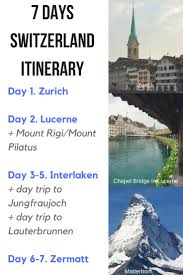 5 Switzerland Itineraries To Help You Plan Your Trip To Switzerland Switzerland Itinerary Switzerland Travel Switzerland Travel Itinerary