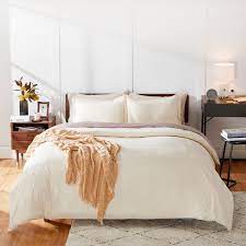 Ships free orders over $39. Amazon Com Bedsure 100 Washed Cotton Duvet Cover Sets King Size Cream Beige Bedding Set 3 Pieces 1 Duvet Cover 2 Pillow Shams Kitchen Dining