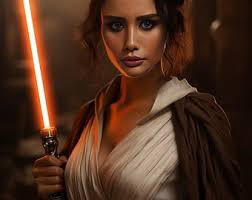 Custom Star Wars Portrait From Photo, Personalized Jedi Portraits, Gift for  Her, Mother's Day Gift, Gift For Star Wars Fans, Jedi Portrait