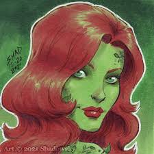 DC Poison Ivy Post-it by Shadowsky -- Fur Affinity [dot] net