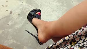 Mules collection black hight heels dangling kiara shoes