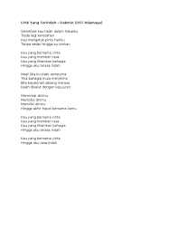 Ku cinta dia ku sayang dia biarpun dia tak sempurna namun engkau tetapku puja. Lirik Yang Terindah Dakmie Ost Adamaya