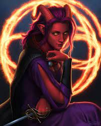 Stephanie Brown Artist On Patreon On Twitter Tiefling Female Character Portraits Fantasy Character Design