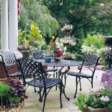 Patio Furniture Ideas For An Amazing Outdoor Room Iron Patio Furniture Wrought Iron Patio Table Rustic Patio