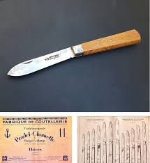 Couteaux Regionaux Un Pradel Manche Bois Et Cran Force Signe Chomette A Thiers Catalogue Des Annees 30 Eks Eks Euro Couteau Couteau Corse Couteau De Poche