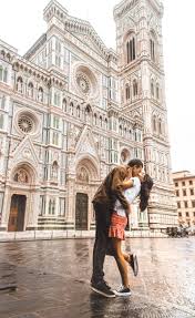 Santa Maria Del Fiore Florence Travel Couple Florence Under The Rain