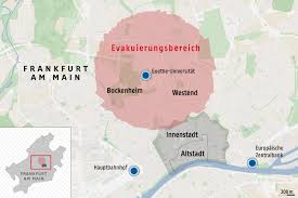Die evakuierung dauerte länger als erwartet, es gab eine festnahme. Frankfurt Steht Wegen Fliegerbombe Still News Orf At