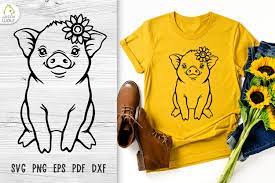 Download Pig Svg Baby Farm Animals Svg Farmhouse Svg Files For Cricut 1000726 Cut Files Design Bundles