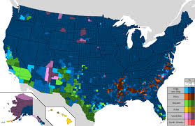 Click on a state to view related charts and data. Racial Map Of The Usa Mapporn