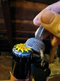 Just tuck the rim of the spoon under the bottle cap and apply pressure as you would to a normal bottle opener. Key Bottle Opener 4 Steps With Pictures Instructables