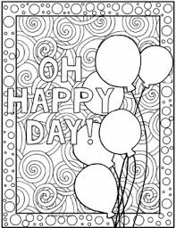 Free deno's wonder wheel happy 100th birthday coloring book for download. Happy Birthday Coloring Pages 8 Fun Creative Designs By Ford S Board