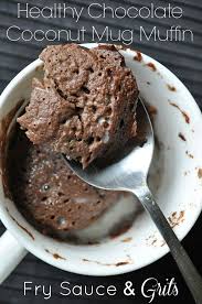 This Chocolate And Coconut Oil Mug Muffin Is A Delicious And Healthy Way To Start The Morning Or Treat Yourself A Mug Recipes Healthy Chocolate Muffin In A Mug
