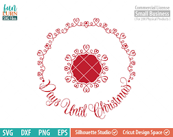 Download Days Until Christmas Svg Circular Charger Plate Funlurn PSD Mockup Templates