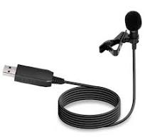 WordTieClip USB Omni-Directional Microphone with 5’ Cable