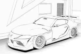 2006 nissan 350z accessories & parts at carid.com. Free Car Colouring Pages Downloads Of Ferrari F40 Toyota Supra Nissan Gt R And More