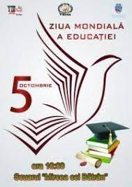 Ziua de 5 octombrie este desemnată, pe plan mondial, sărbătoarea profesională a profesorului. Ziua MondialÄ A EducaÈiei SÄrbÄtoritÄ Èi La Ramnicu Valcea Cronica Olteniei