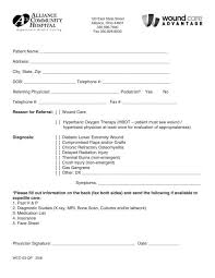 All the form submissions are secured using tls 1.2 ssl. Wound Care Referral Form