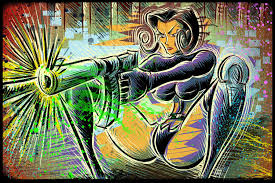 Aeon Flux Art Print MTV Liqud Television Animation Cartoon Sexy Female Gun  - Etsy New Zealand