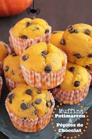 Muffins D Halloween Au Potimarron Pepites De Chocolat Chocociframboise Le Blog Pepite Chocolat Gateau Halloween Facile Dessert Halloween Facile