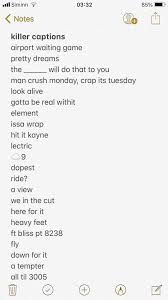 Aesthetic Black And White Insta Captions Captions Fire Notes Instagram Instagram Quotes Captions Instagram Quotes One Word Instagram Captions