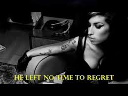 Amy Winehouse Back To Black Lyrics On Screen Youtube
