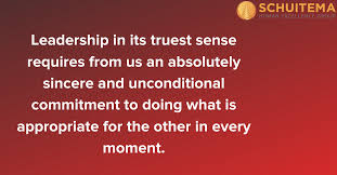 For instance, a leader that displays humility, integrity, and kindness will serve as a model for the team members to imbibe such character thereby enhancing the productivity of the organization. Why Being A Good Leader Requires Sincerity Schuitema Group